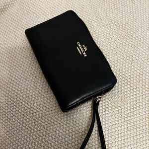Cute black Coach wristlet